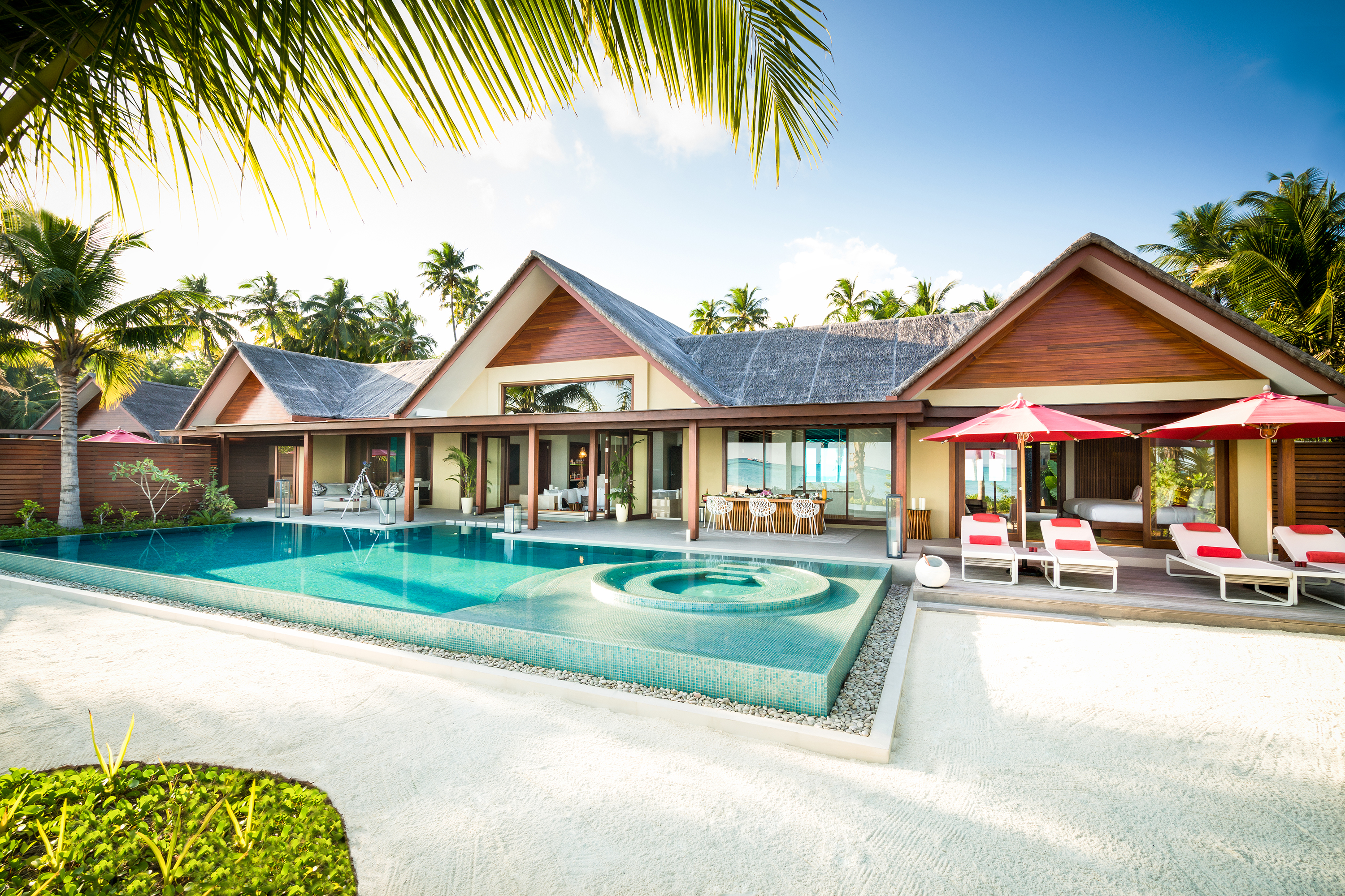 Niyama Private Islands - Three Bedroom Beach Pool Pavilion Outdoor